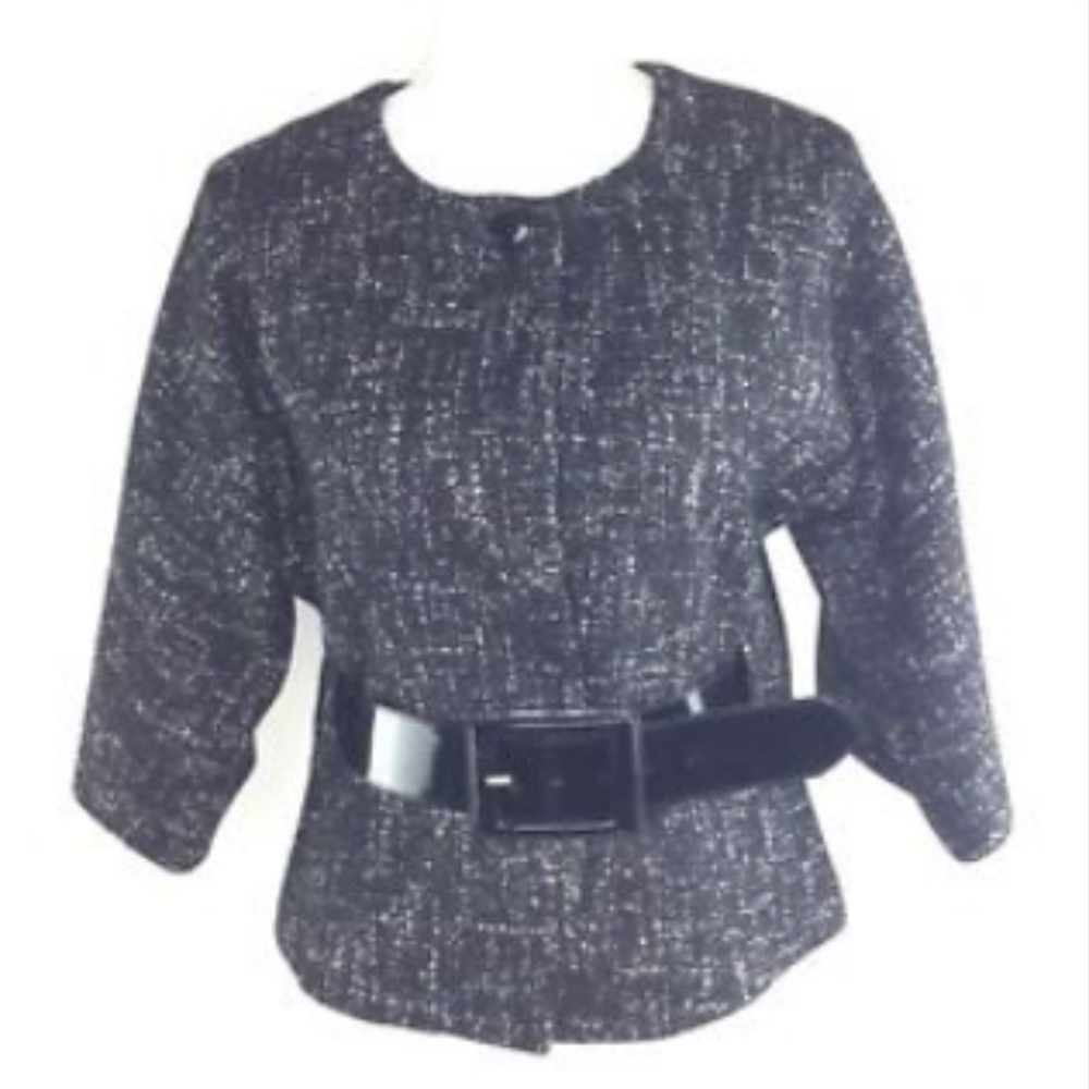 Anne Klein Size 4 Waist Jacket & Belt A-403